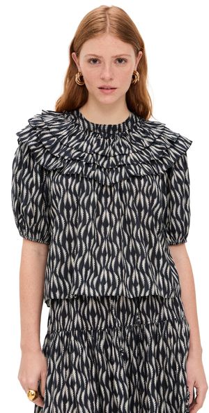 Ulla Johnson Mira Top Graphite 0