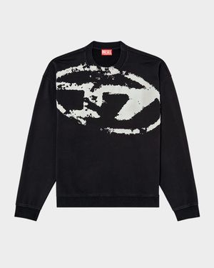 Men's S-BOXT-N5 Oversized D-Logo Sweatshirt