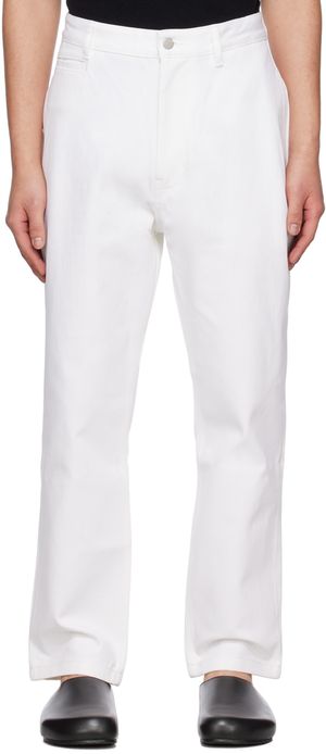 Studio Nicholson White Bill Jeans