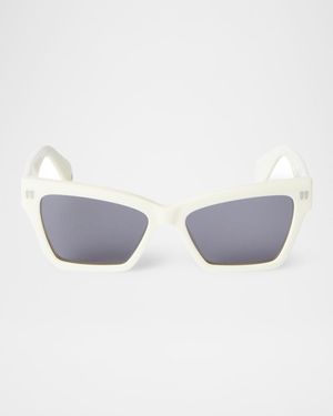 Cincinnati Logo-Print Cat-Eye Sunglasses