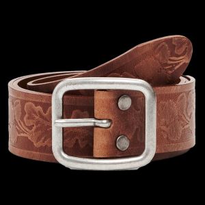 Desigual - Ceinture en cuir - Taille 95 - Marron