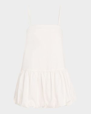 Air Linen Bubble Mini Dress