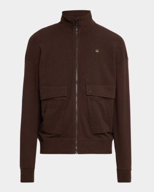 Men's Rovic Organic Cotton Loose Fit Full-Zip Sweater