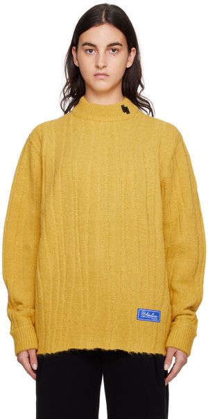 ADER error Yellow Reversible Fluic Sweater