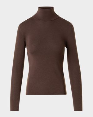 Full Needle Merino Wool Turtleneck Sweater