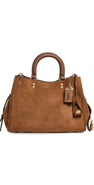 Coach Suede Rogue Bag B4/Warm Brown One Size