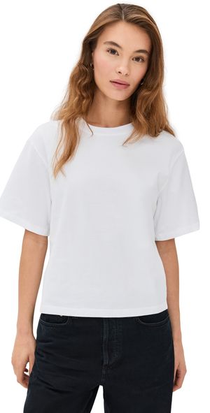 AGOLDE Sulma Tee White XL