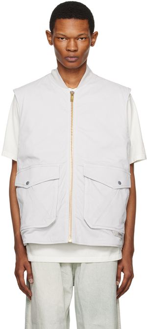 Objects IV Life Gray Cargo Vest