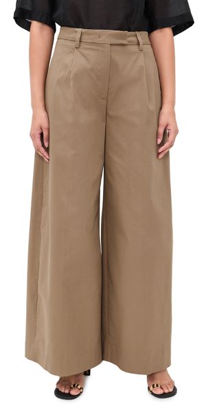 The Latest Deva Gabardina Trousers Cognac 42