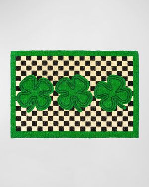 Lucky Clover Entrance Mat