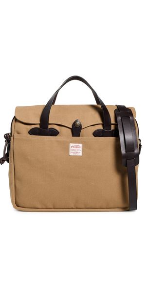 Filson Rugged Twill Original Briefcase Tan One Size