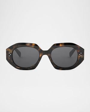 3 Dot Geometric Square Sunglasses