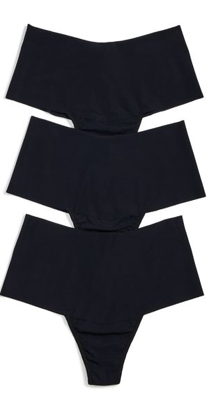 Hanky Panky Breathe Hi Rise Thong 3 Pack Black XL