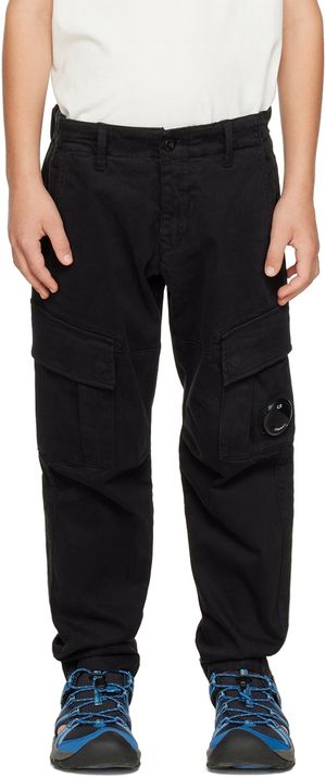 C.P. Company Kids Kids Black Peach Cargo Pants