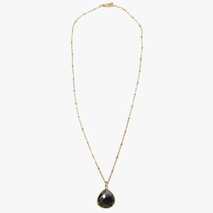 Ginandger - Collier agate mousse - Taille Unique - Vert