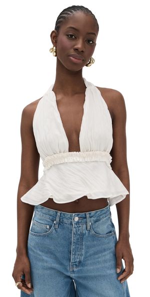 The Line by K Althea Top White M
