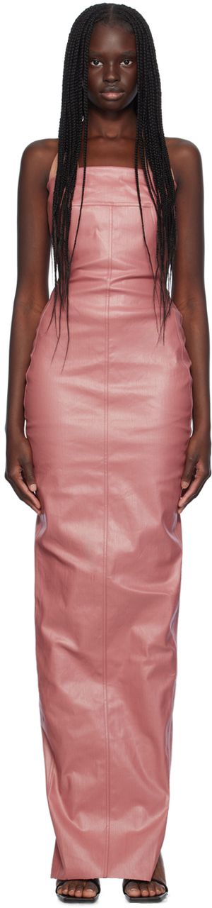 Rick Owens Pink Porterville Bustier Gown