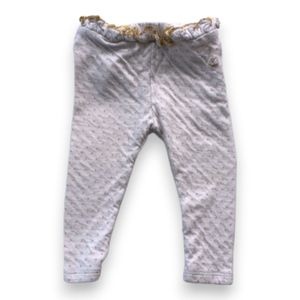 Petit Bateau - Seconde Main - Pantalon bébé blanc - 12 mois - Taille 12M - Blanc