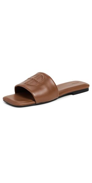 ANINE BING Ria Slides Cognac 36