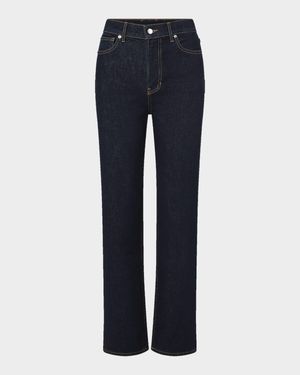 Leah Mid-Rise Straight Jeans