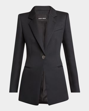 Techno Scuba One-Button Blazer