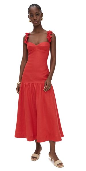 Andres Otalora Ser Arte Dress Red 4