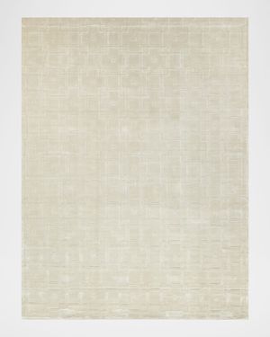 Camora Hand-Loomed Beige Rug, 9' x 12'