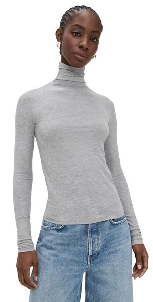 Joe's Jeans The Tony Long Sleeve Top Heather Grey M