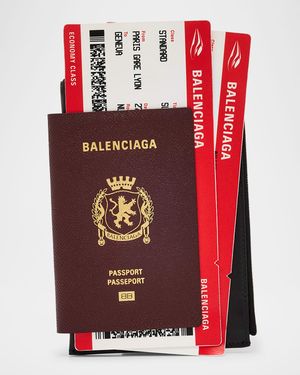 Men's Calfskin Passport Phone Holder