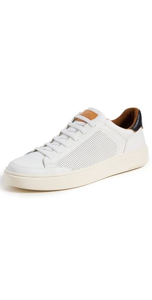 Allen Edmonds Oliver Leather Sneakers White 100 12