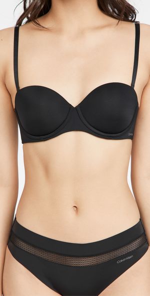 Calvin Klein Underwear CK Push Up Strapless Bra Bare 265 34B