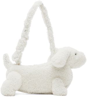 Thom Browne White Hector Bag
