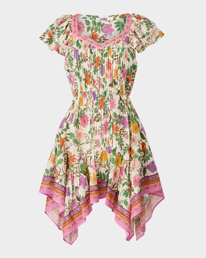 Callie Pleated Mini Dress