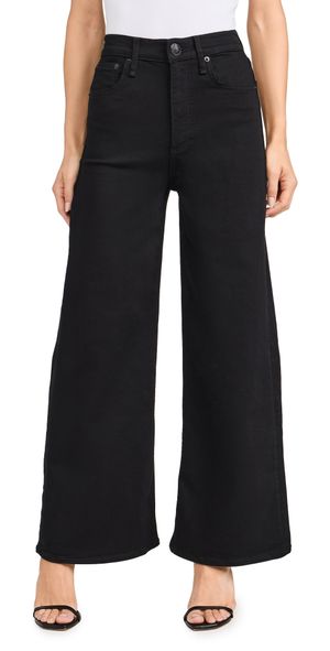 rag & bone Flexi Sofie High Rise Ankle Wide Jeans Black 33