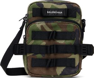 Balenciaga Sac messager kaki à bandoulière - Army
