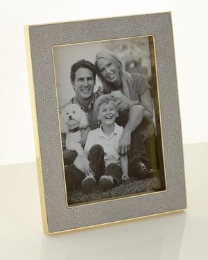 Classic Faux Shagreen 5" x 7" Picture Frame