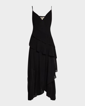 Sunniva Tiered Midi Dress
