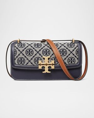Eleanor Small T Monogram Converible Shoulder Bag