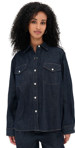 Jenni Kayne Colt Shirt Dark Denim S