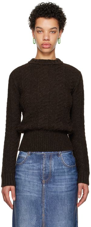 Bottega Veneta Brown Shetland Sweater