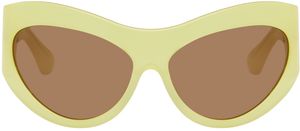 Port Tanger Lunettes de soleil Darya jaunes exclusives à SSENSE - Filotimo
