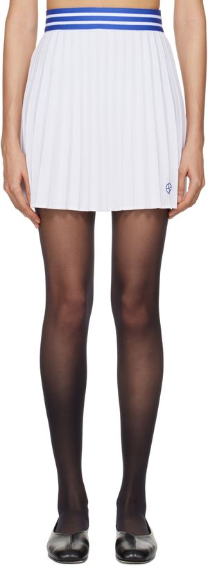 Bode Off-White Court Miniskirt