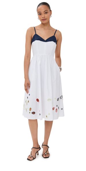 Rosie Assoulin The Undress Dress White Multi 4