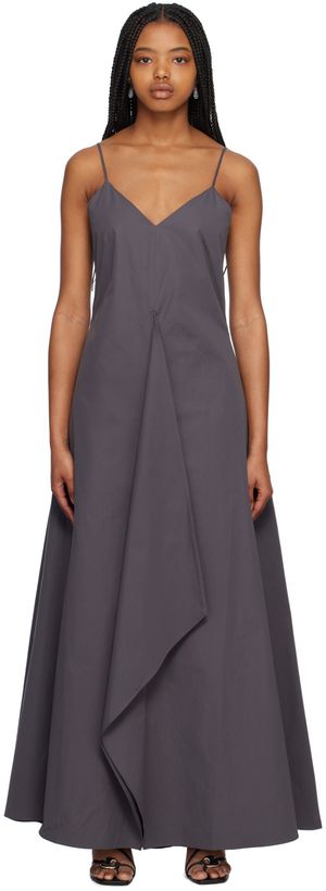 BITE Robe midi Crisp grise
