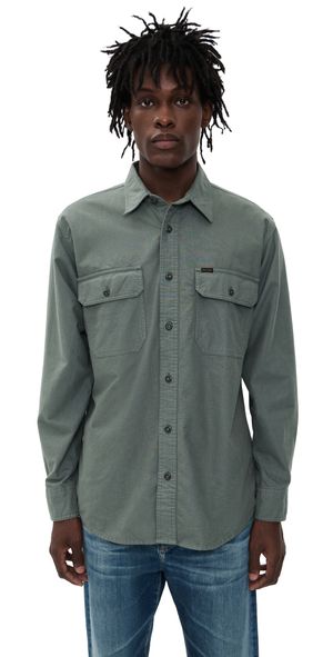 Filson Field Flannel Shirt Balsam Green M