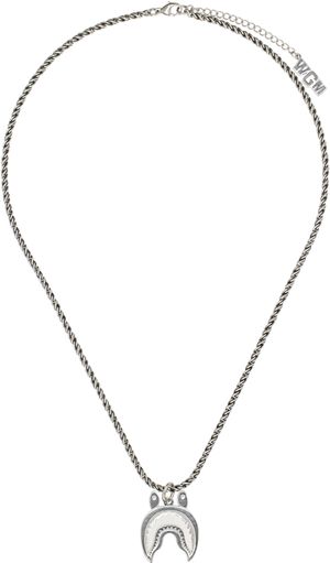 BAPE Silver Shark Necklace