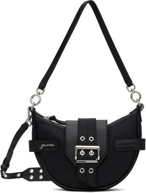 GANNI Black Small Bucky Crossbody Bag
