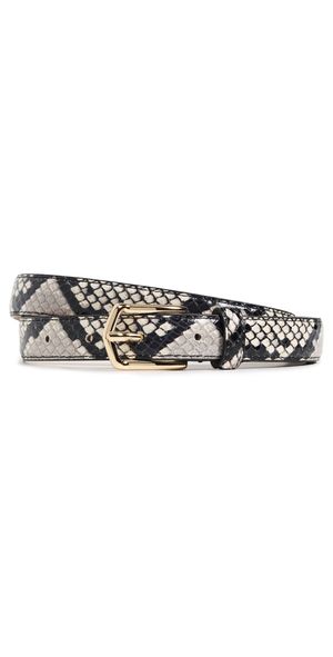 B-Low The Belt Calvin Python Belt White/Gold L