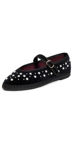 Flabelus Flabelus x Sea NYC Pearl Mary Jane Flats Pearl 41