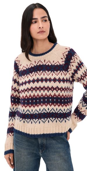 Velvet Makena Alpaca Sweater Multi M